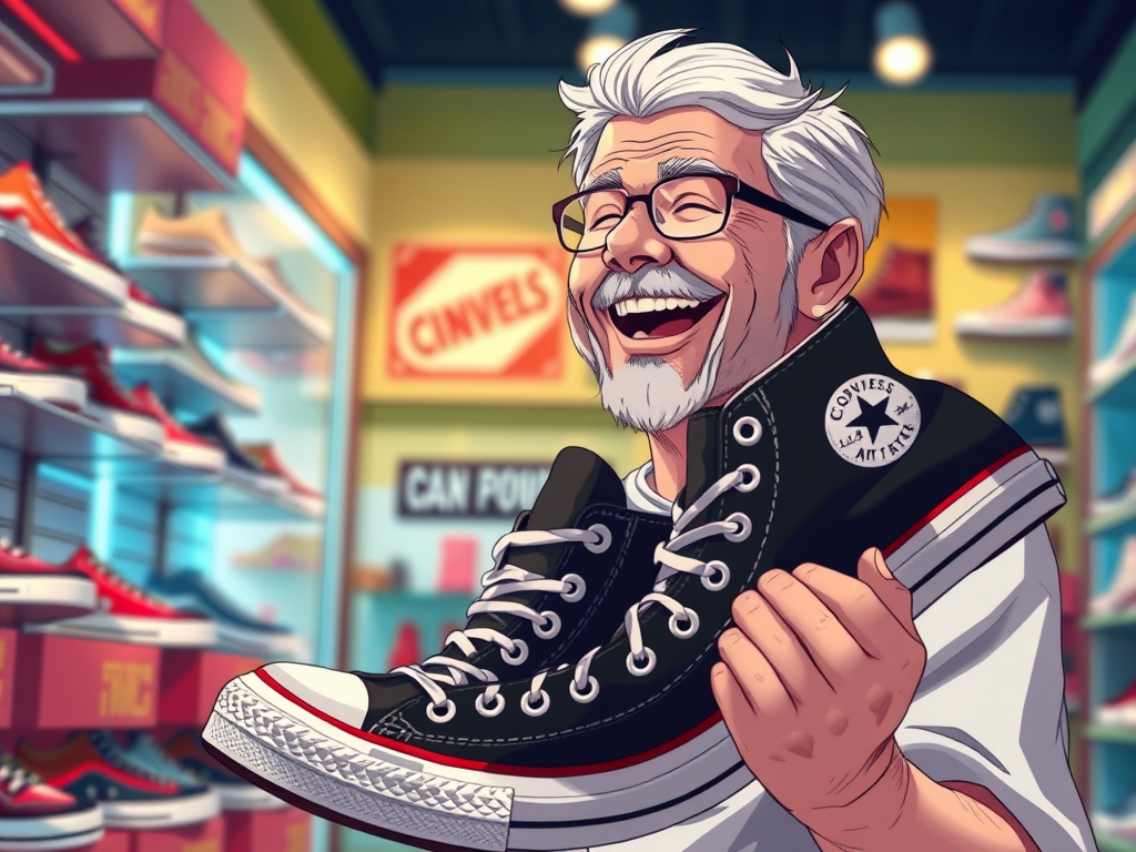 Local Middle-Aged Man Buys Shoes from His&nbsp;Youth